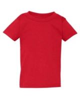 Toddler Heavy Cotton T-Shirt - Red