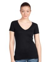 Next Level 1540 Women's Ideal V Neck - Black