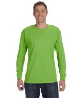 Jerzees 29LSR Dri-Power Active Long Sleeve 50/50 T-Shirt - Kiwi