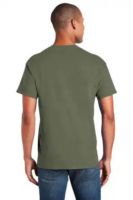 Gildan 5000 © - Heavy Cotton ™ 100% Cotton T-Shirt - Heather Military Green