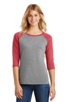 District © Women's Perfect Tri © 3/4-Sleeve Raglan