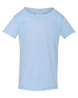 Toddler Heavy Cotton T-Shirt - Light Blue