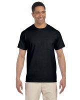 Gildan 2300 Ultra Cotton T-Shirt with a Pocket - Black