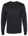 Hanes W120 Workwear Long Sleeve Pocket T-Shirt - B...