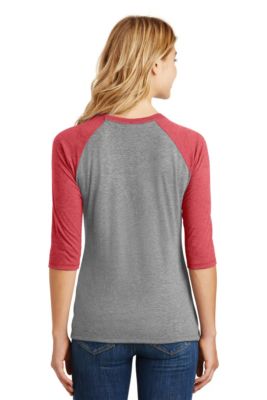 District © Women's Perfect Tri © 3/4-Sleeve Raglan