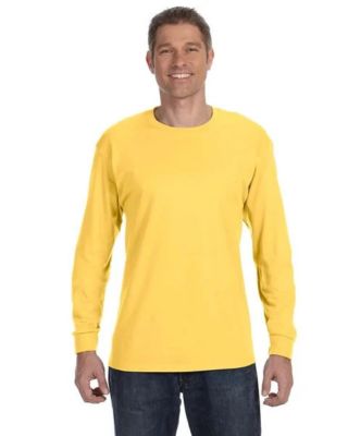 Jerzees 29LSR Dri-Power Active Long Sleeve 50/50 T-Shirt - Island Yellow