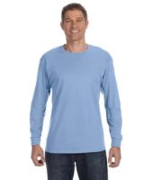 Jerzees 29LSR Dri-Power Active Long Sleeve 50/50 T-Shirt - Light Blue