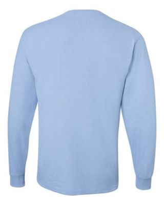 Jerzees 29LSR Dri-Power Active Long Sleeve 50/50 T-Shirt - Light Blue