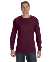 Jerzees 29LSR Dri-Power Active Long Sleeve 50/50 T-Shirt - Maroon