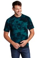 Port & Company © Crystal Tie-Dye Tee - Black/Teal