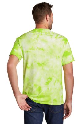 Port & Company © Crystal Tie-Dye Tee - Lemon Lime