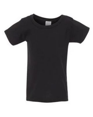 Toddler Heavy Cotton T-Shirt - Black