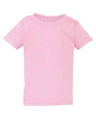 Toddler Heavy Cotton T-Shirt - Light Pink