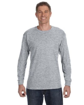 Jerzees 29LSR Dri-Power Active Long Sleeve 50/50 T-Shirt - Oxford