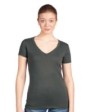 Next Level 1540 Women's Ideal V Neck - Cardina...